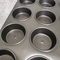 Aluminium Stal 28 wnęk Taca do pieczenia ciasta 720 * 400 * 35 PTFE 1,0 mm
