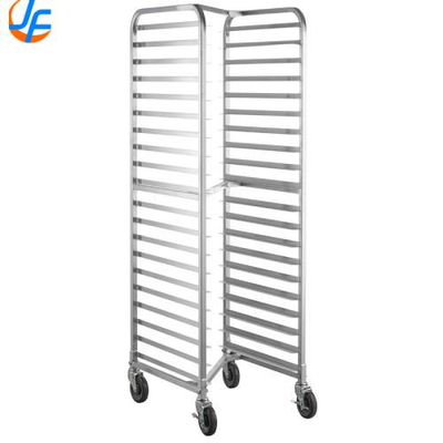 RK Bakeware China-16 Pan Aluminium End Load Sheet / Bun Pan Rack for Reach-Ins - Niezmontowany