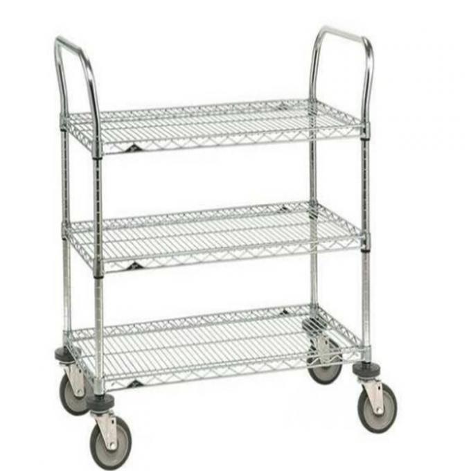 Metro MW702 Super Erecta 18" X 24" X 38" Three Shelf Standard Duty Stainless Steel Utility Cartitem #: 461MW702 Mfr #: MW702