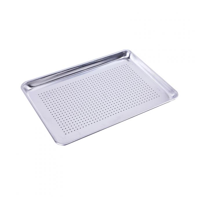 Rk Bakeware China-40855 Half Sized 18 Gauge Glazed 12 7/8" X 17 3/4" Wire in Rim Aluminum Sheet / Bun Pan