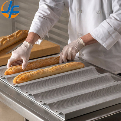 RK Bakeware China Foodservice NSF 10 Slots Glaze Aluminiowy bagetka do pieczenia