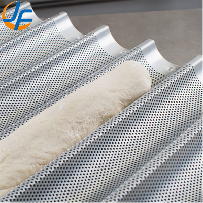 RK Bakeware China Foodservice NSF 5 Loaf Nonstick Aluminium Eurogliss Baguette Płytka do pieczenia/ Francuzska patelnia