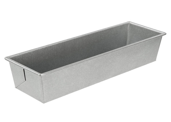 RK Bakeware China Foodservice NSF 900g Pullman Aluminiumowa miska do chleba / Aluminiumowa puszka do chleba 13 9/16 X 4 9/16 X 4