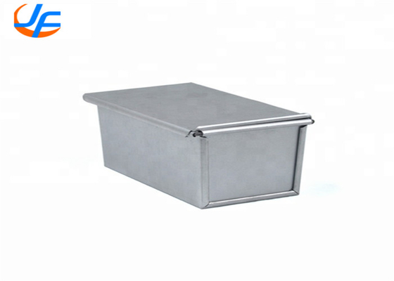 RK Bakeware China Producent-Single Aluminium Pullman Pieczarnia z okładką / pleśń do pieczenia Ciasto Toast Bread Mould