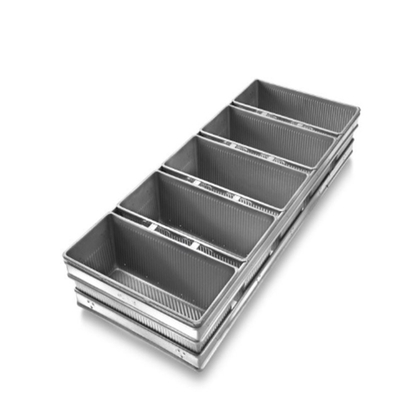 Rk Bakeware China Manufacturer-4 Strap Glazed Aluminized Steel Pullman Pan Pan Pan/ Tank Pan Pan/ Vienna Pan Pan