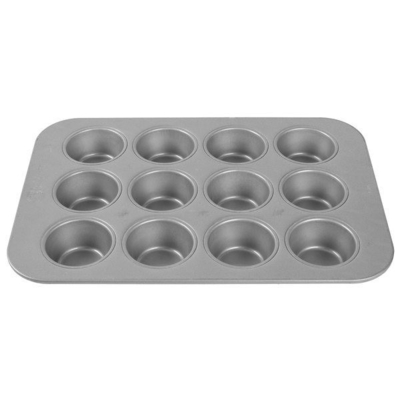 Rk Bakeware China-42754 12 filiżanek Glazurowana stal aluminiowana Mini Crown Forma na muffiny / Forma na Cruffin / Taca na Cruffin