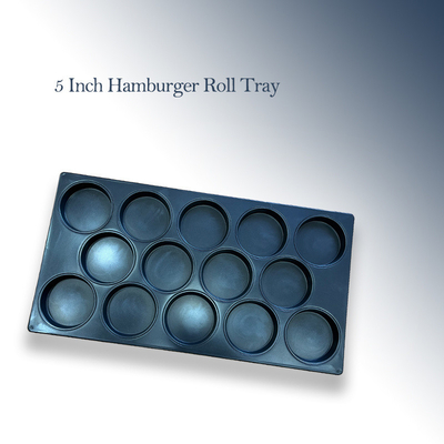 RK Bakeware China Foodservice NSF 127mm Wehs127 Okrągły głęboki 5 cali hamburger Roll Tray