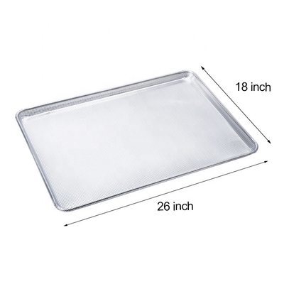 26&quot;*18&quot;*1&quot; 1,2mm Całkowicie przewiercony talerz do pieczenia chleba hamburger lub hamburger lub hot dog bułeczek patelnia do pieczenia aluminiowa patelnia do pieczenia chleba