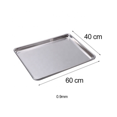 40*60 Cm Europejska tacka do pieczenia prostokątna Aluminium Pieczarnia Żelazna-przewodowa w płytce rolkowej 0,9 mm