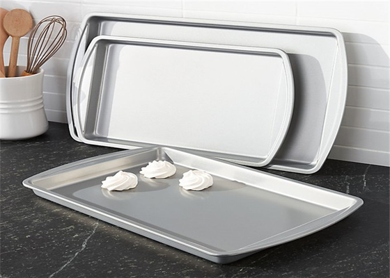RK Bakeware China Aluminiowa tacka do pieczenia Komercyjna Aluminium Okrągła Szkała w kącie