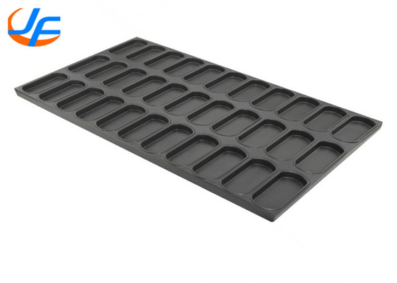RK Bakeware China Foodservice Aluminizowany Owalny Muffin Baking Pan Square Muffin Baking Tray