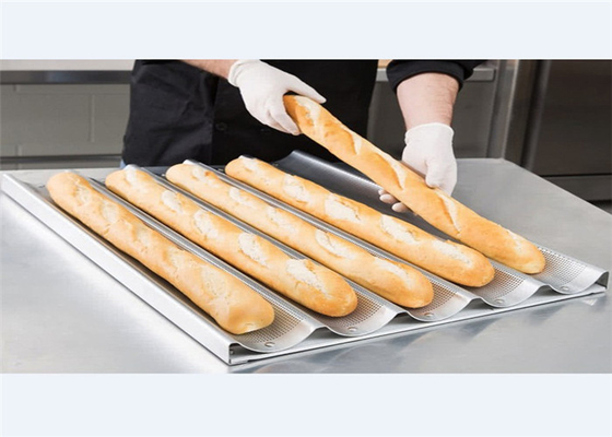 RK Bakeware China Foodservice NSF Australia Mackies 5 Flutes Nonstick Szklane Aluminium Baguette Targowy