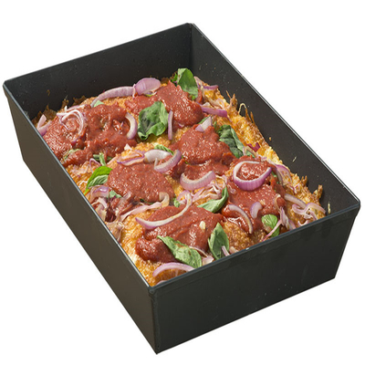 RK Bakeware China Foodservice Twardy płaszcz Aluminiowy Patelnie do pizzy Detroit