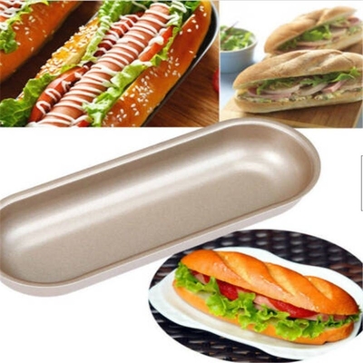 RK Bakeware China Foodservice NSF 600X400 i pełny rozmiar Nonstick Hot Dog Bun Tray