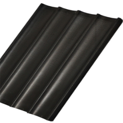 RK Bakeware China Foodservice NSF Aluminium 3 Grooves French Bread Baguette Płytki do pieczenia