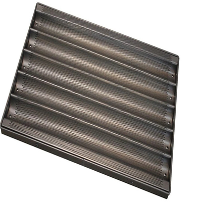 RK Bakeware China Foodservice NSF Perforated Aluminium Nonstick French Baguette Pan/Baguette Tray