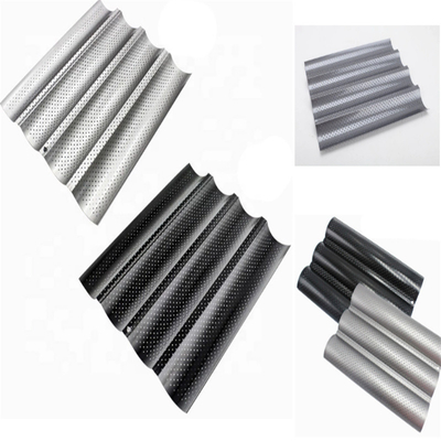 RK Bakeware China Foodservice NSF Perforated Aluminium Nonstick French Baguette Pan/Baguette Tray