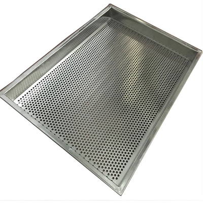 RK Bakeware China Foodservice NSF Niestandardowa 4-stronnie perforowana sucha taca ze stali nierdzewnej 304