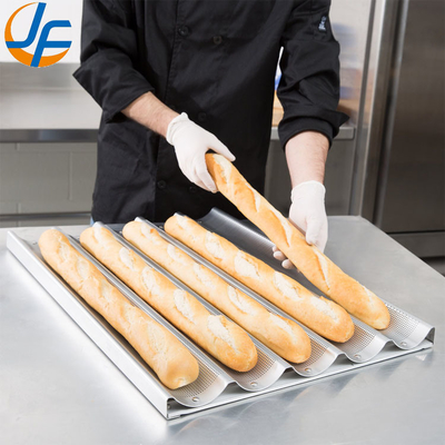 RK Bakeware China Foodservice NSF 10 Slots Glaze Aluminiowy bagetka do pieczenia