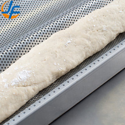 RK Bakeware China Foodservice NSF 10 Slots Glaze Aluminiowy bagetka do pieczenia
