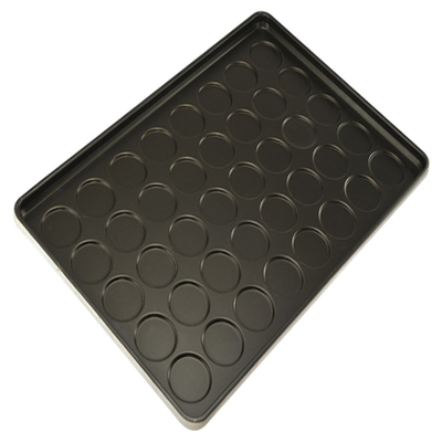 RK Bakeware China Foodservice NSF 42445 Szklana Aluminizowana Stal 24 Pleśń Zgromadzone Hamburger Bun Baking Tray