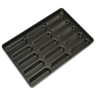 RK Bakeware China Foodservice NSF 42445 Szklana Aluminizowana Stal 24 Pleśń Zgromadzone Hamburger Bun Baking Tray