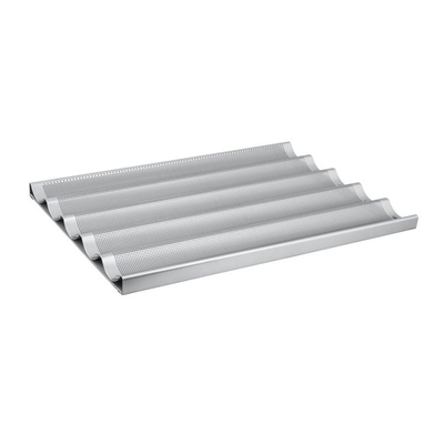 Rk Bakeware China Aluminium 5 Loaf Baguette Tray / French Bread Pan
