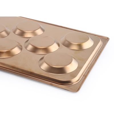 Rk Bakeware China-Gn1/1 530X325 Nonstick Aluminium Egg Baking Tray