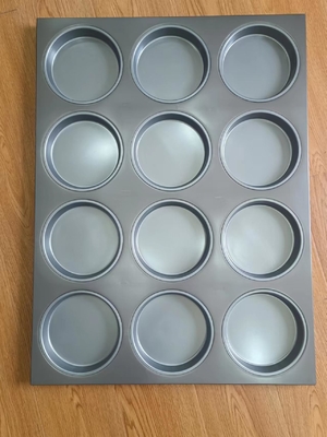 RK Bakeware China Foodservice NSF Aluminium Hard Anodized Coat Pizza Baking Tray Do Piekarni Przemysłowej