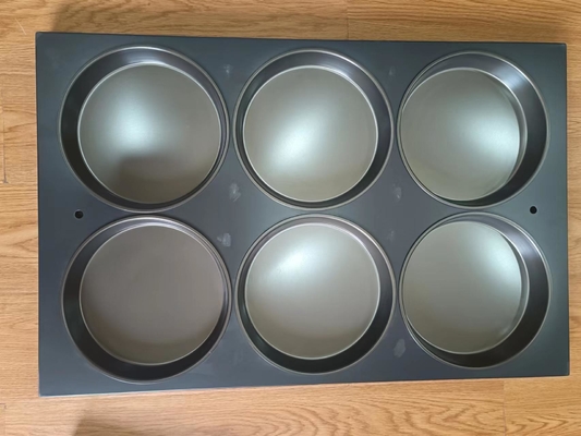 RK Bakeware China Foodservice NSF Aluminium Hard Anodized Coat Pizza Baking Tray Do Piekarni Przemysłowej