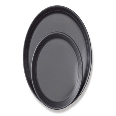 RK Bakeware China Foodservice NSF Aluminium Hard Anodized Coat Pizza Baking Tray Do Piekarni Przemysłowej