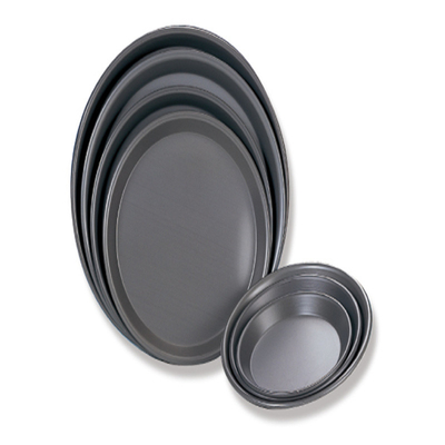 RK Bakeware China Foodservice NSF Aluminium Hard Anodized Coat Pizza Baking Tray Do Piekarni Przemysłowej