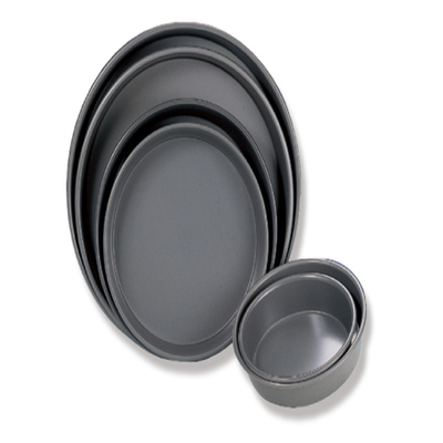 RK Bakeware China Foodservice NSF Aluminium Hard Anodized Coat Pizza Baking Tray Do Piekarni Przemysłowej