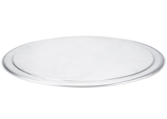 RK Bakeware China Foodservice NSF 16 Inch Aluminium Coupe Pizza Tray Wide Rim Pizza Pan