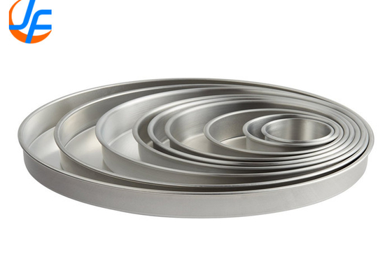 RK Bakeware China Foodservice NSF 10 Inch Aluminium Round Layer Cake Mould and Straight Sidewall Deep Dish Pizza Pan