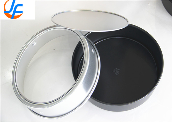 RK Bakeware China Foodservice NSF 10 Inch Aluminium Round Layer Cake Mould and Straight Sidewall Deep Dish Pizza Pan