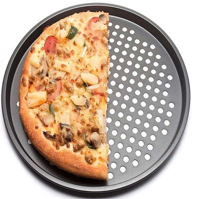 Rk Bakeware China Producent-Nonstick Aluminium Pizza Disk z obrzeżem