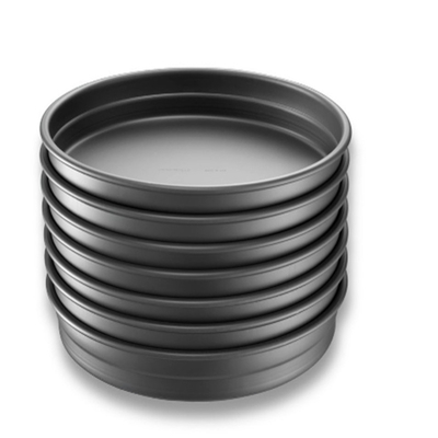 RK Bakeware China Foodservice NSF 9 Inch Anodized Aluminium Round Perforated Pizza Pan