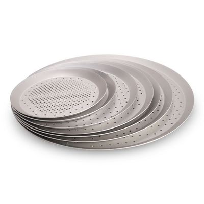 RK Bakeware China Foodservice NSF Hard Coat Aluminium Quik Pizza Disk i Perforated Pizza Pan