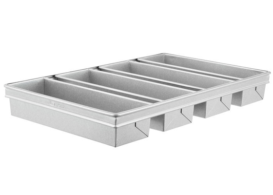RK Bakeware China-Chicago Metallic 4 Strap Szklany Aluminizowany Pullman Pan Pan Pan 13 &quot;x 4&quot; x 4&quot;