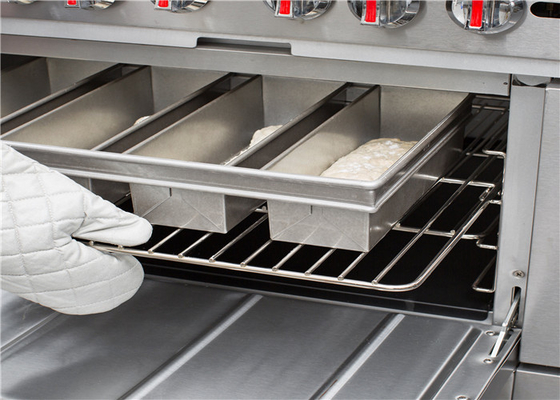 RK Bakeware China-Chicago Metallic 4 Strap Szklany Aluminizowany Pullman Pan Pan Pan 13 &quot;x 4&quot; x 4&quot;