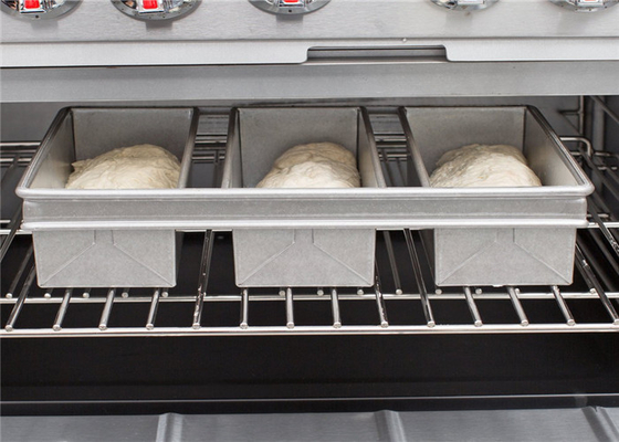 RK Bakeware China Foodservice NSF 3 Strap 800g Szklany Aluminiowy Pullman Pans Pan Pan Pan