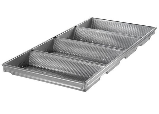 RK Bakeware China Foodservice NSF Nonstick Glaze 4 Strap Aluminized Steel Hearth Pan