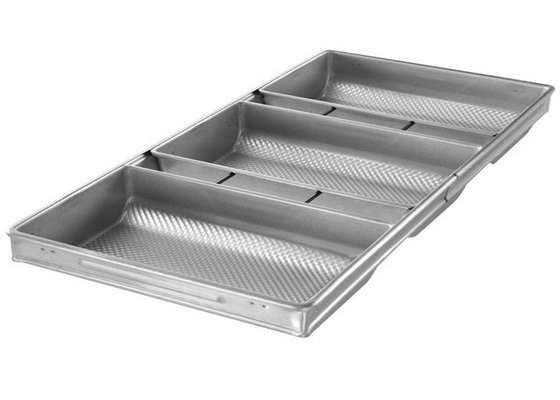 RK Bakeware China Foodservice NSF Nonstick Glaze 4 Strap Aluminized Steel Hearth Pan