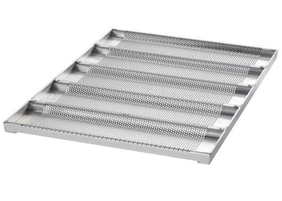 RK Bakeware China Foodservice NSF Nonstick Glaze 4 Strap Aluminized Steel Hearth Pan