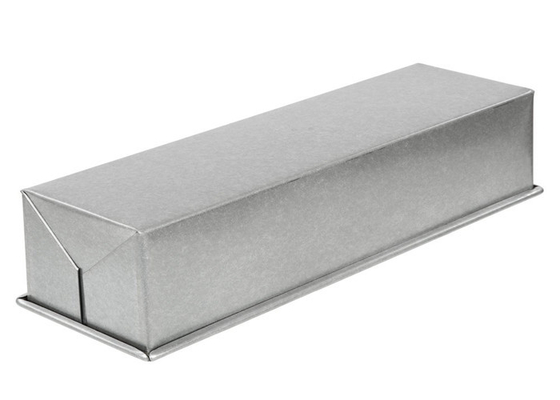 RK Bakeware China Foodservice NSF 900g Pullman Aluminiumowa miska do chleba / Aluminiumowa puszka do chleba 13 9/16 X 4 9/16 X 4