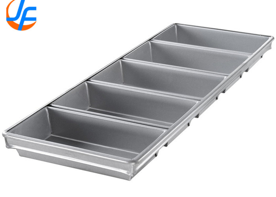 RK Bakeware China Foodservice NSF Telfon Nonstick 4 Strap Aluminizowany Pullman Loaf Pan / Steel Hearth Pan