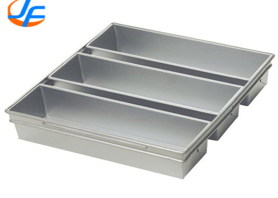 RK Bakeware China Foodservice NSF Telfon Nonstick 4 Strap Aluminizowany Pullman Loaf Pan / Steel Hearth Pan