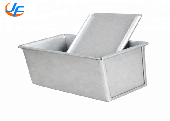 RK Bakeware China Foodservice NSF 450g Aluminium Pullman Loaf Pan / Pain De Mie Pan Single Pullman Loaf Pan z pokrywą