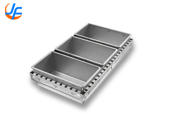 RK Bakeware China Foodservice NSF Commercial Aluminium Loaf Pans / Special Strap Pullman Bread Pan